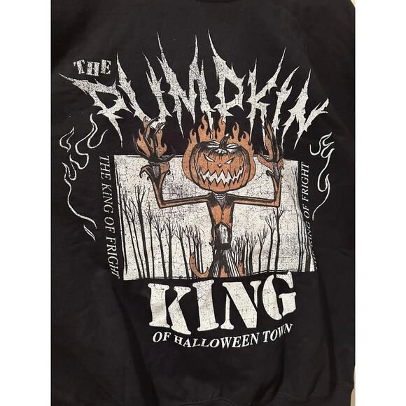 NWOT Disney NBC Nightmare Before Christmas The Pumpkin King Halloween Fright M - Picture 2 of 3